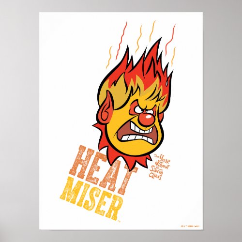 THE YEAR WITHOUT A SANTA CLAUS Heat Miser Fuming Poster