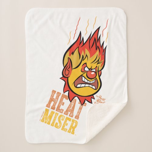 THE YEAR WITHOUT A SANTA CLAUS Heat Miser Fuming Sherpa Blanket