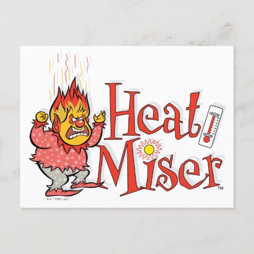 THE YEAR WITHOUT A SANTA CLAUS  Heat Miser Holiday Postcard
