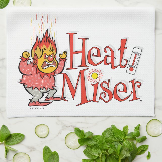 THE YEAR WITHOUT A SANTA CLAUS™ | Heat Miser Kitchen Towel (Folded)