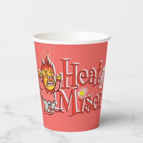 THE YEAR WITHOUT A SANTA CLAUS  Heat Miser Paper Cups