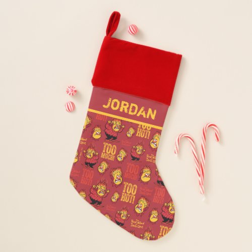 THE YEAR WITHOUT A SANTA CLAUS Heat Miser Pattern Christmas Stocking
