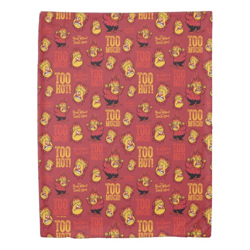 THE YEAR WITHOUT A SANTA CLAUS Heat Miser Pattern Duvet Cover
