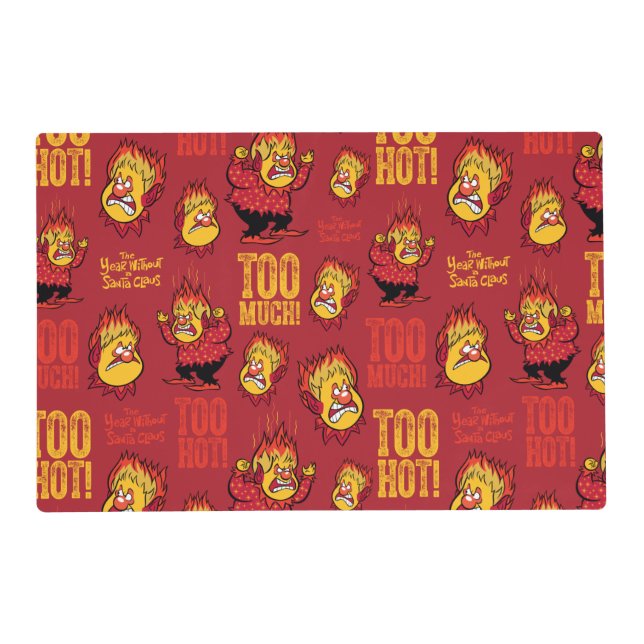 THE YEAR WITHOUT A SANTA CLAUS™ Heat Miser Pattern Placemat (Front)