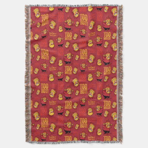 THE YEAR WITHOUT A SANTA CLAUS Heat Miser Pattern Throw Blanket