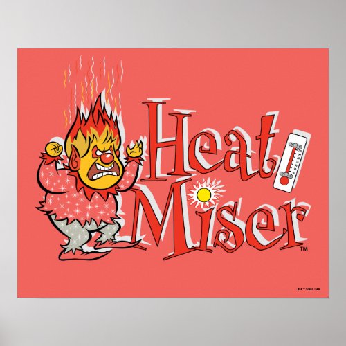 THE YEAR WITHOUT A SANTA CLAUS  Heat Miser Poster