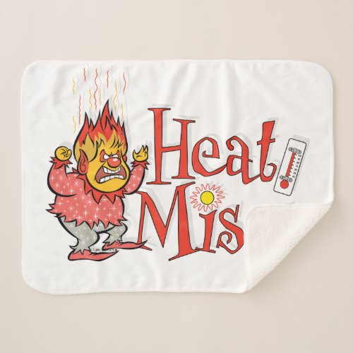 THE YEAR WITHOUT A SANTA CLAUS  Heat Miser Sherpa Blanket