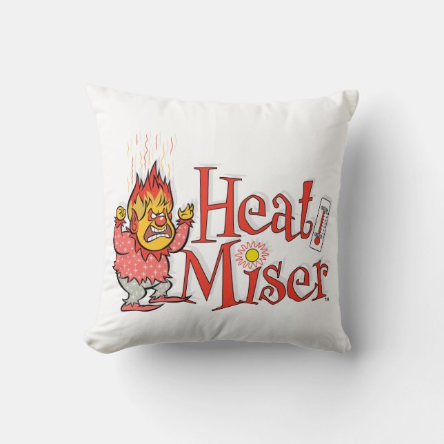 THE YEAR WITHOUT A SANTA CLAUS™ | Heat Miser Throw Pillow (Front)