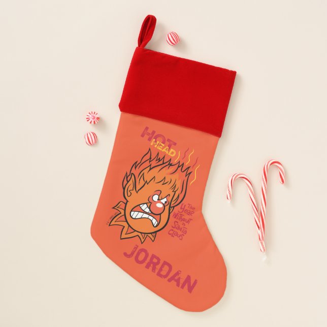 THE YEAR WITHOUT A SANTA CLAUS™ | Hot Head Christmas Stocking (Front)