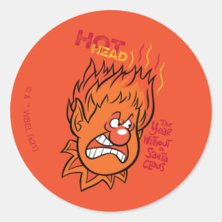 THE YEAR WITHOUT A SANTA CLAUS™ | Hot Head Classic Round Sticker