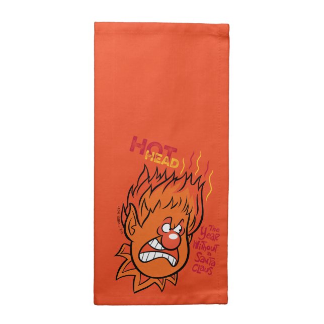 THE YEAR WITHOUT A SANTA CLAUS™ | Hot Head Cloth Napkin (Half Fold)