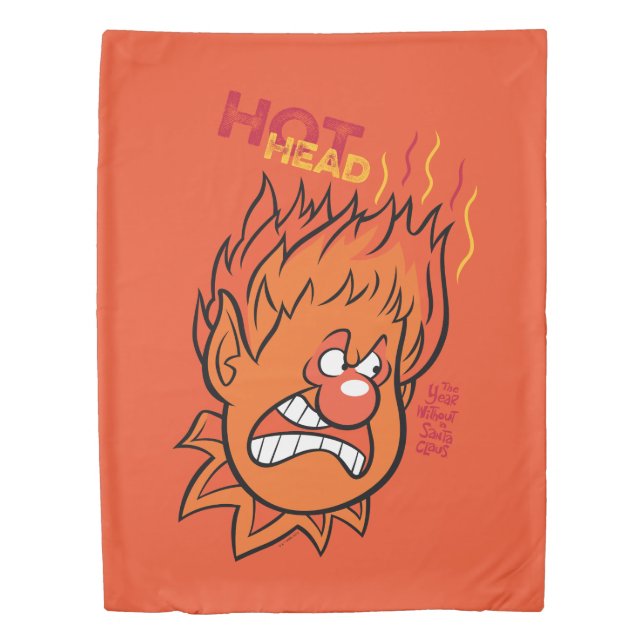 THE YEAR WITHOUT A SANTA CLAUS™ | Hot Head Duvet Cover (Front)