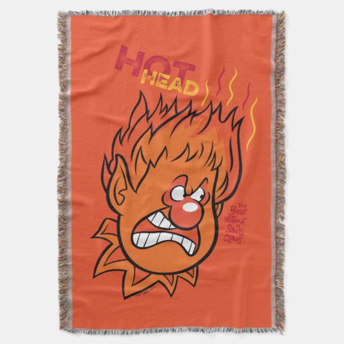 THE YEAR WITHOUT A SANTA CLAUS  Hot Head Throw Blanket