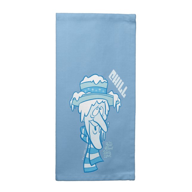THE YEAR WITHOUT A SANTA CLAUS™ | Snow Miser Chill Cloth Napkin (Half Fold)