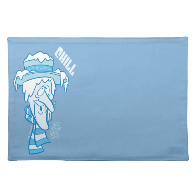 THE YEAR WITHOUT A SANTA CLAUS™ | Snow Miser Chill Cloth Placemat (Front)