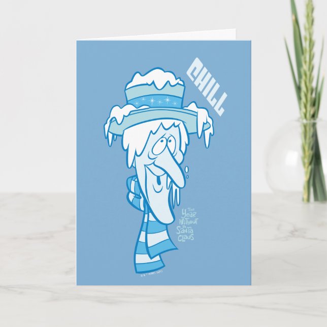 THE YEAR WITHOUT A SANTA CLAUS™ | Snow Miser Chill Holiday Card (Front)