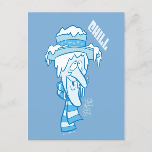 THE YEAR WITHOUT A SANTA CLAUS  Snow Miser Chill Holiday Postcard