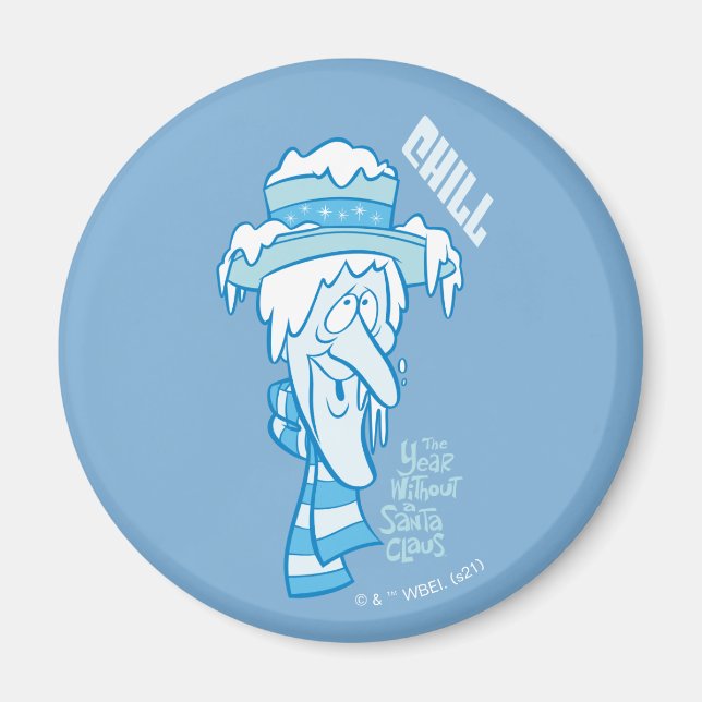 THE YEAR WITHOUT A SANTA CLAUS™ | Snow Miser Chill Magnet (Front)
