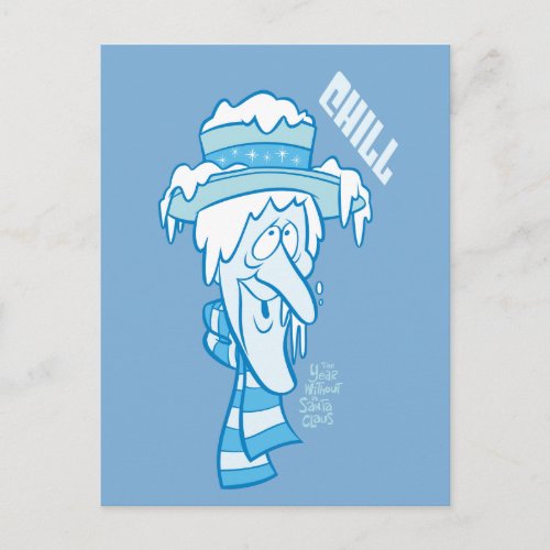 THE YEAR WITHOUT A SANTA CLAUS  Snow Miser Chill Postcard