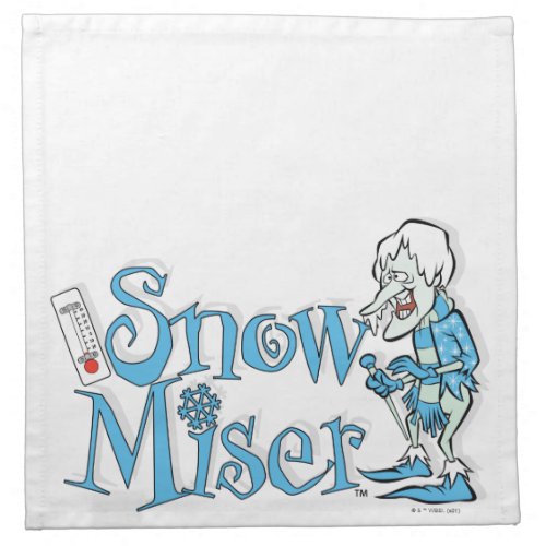 THE YEAR WITHOUT A SANTA CLAUSâ  Snow Miser Cloth Napkin