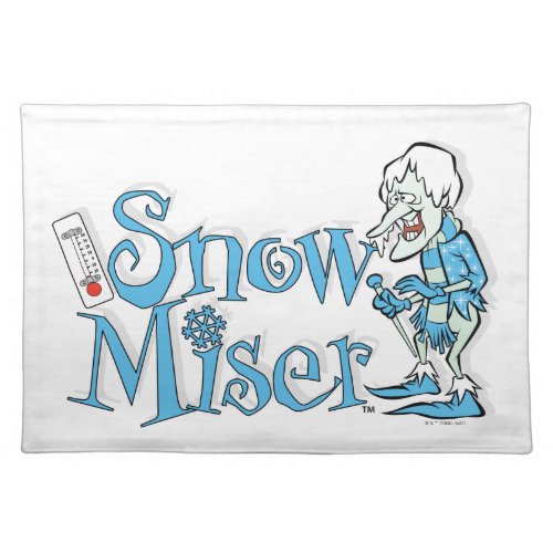 THE YEAR WITHOUT A SANTA CLAUS  Snow Miser Cloth Placemat