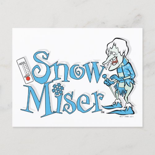 THE YEAR WITHOUT A SANTA CLAUSâ  Snow Miser Holiday Postcard