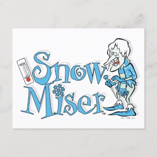 THE YEAR WITHOUT A SANTA CLAUS  Snow Miser Holiday Postcard