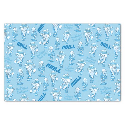 THE YEAR WITHOUT A SANTA CLAUS Snow Miser Pattern Tissue Paper