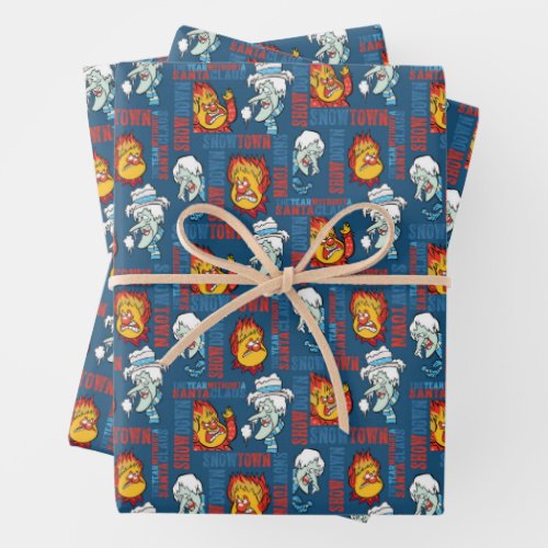 THE YEAR WITHOUT A SANTA CLAUS Snowtown Showdown Wrapping Paper Sheets