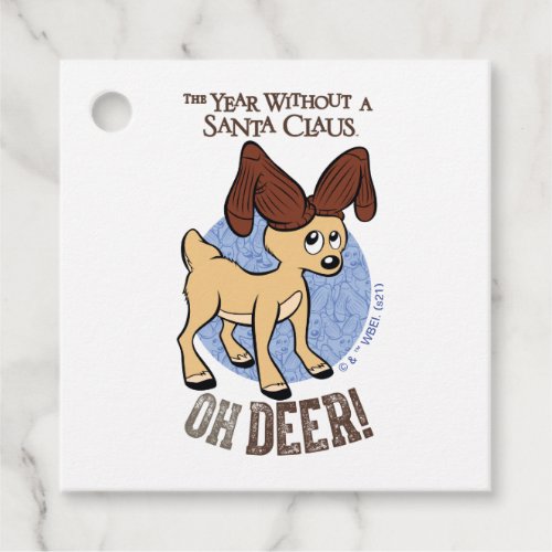 THE YEAR WITHOUT A SANTA CLAUS  Vixen Oh Deer Favor Tags