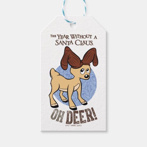 THE YEAR WITHOUT A SANTA CLAUS  Vixen Oh Deer Gift Tags