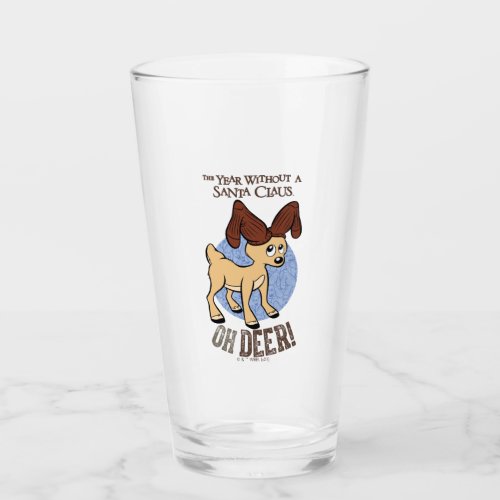 THE YEAR WITHOUT A SANTA CLAUS  Vixen Oh Deer Glass