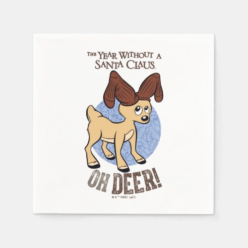 THE YEAR WITHOUT A SANTA CLAUS  Vixen Oh Deer Napkins