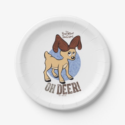 THE YEAR WITHOUT A SANTA CLAUS  Vixen Oh Deer Paper Plates