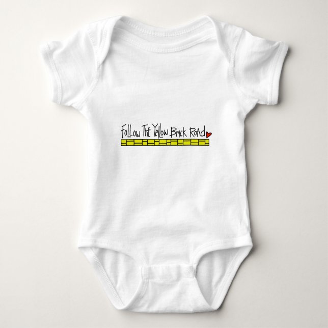 The Yellow Brick Road Baby Bodysuit (Front)