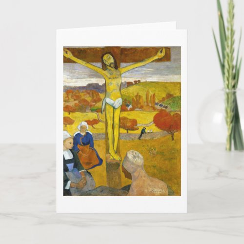 The Yellow Christ Gauguin Card