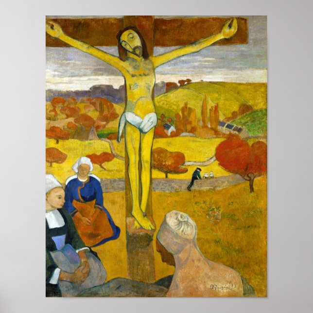 The Yellow Christ, Gauguin Poster (Front)
