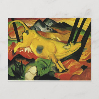 The Yellow Cow by Franz Marc Postcard