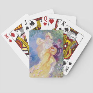 The Yellow Domino, design for a tapestry Poker Cards