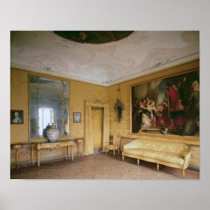 The Yellow Drawing Room, Ca' Rezzonico Poster