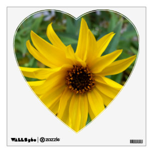 the yellow flowers of autumn wall sticker