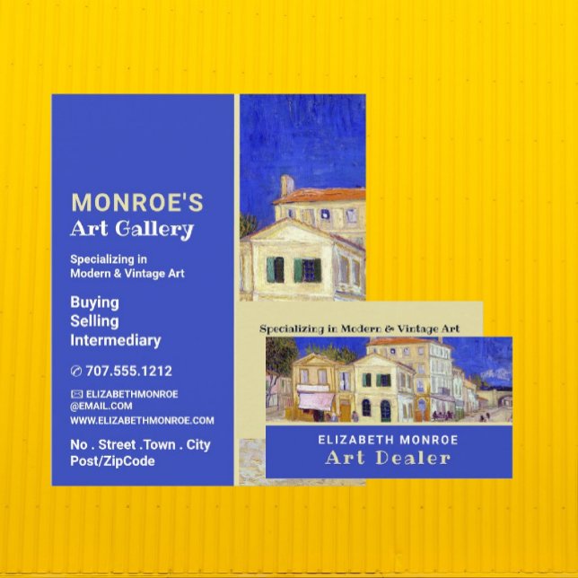 The Yellow House By Van Gogh, Art Dealer, Gallery Flyer (Creator Uploaded)