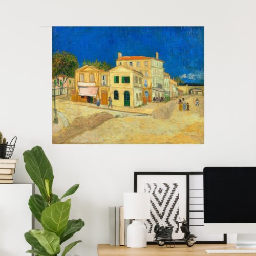 The Yellow House by Vincent Van Gogh Poster