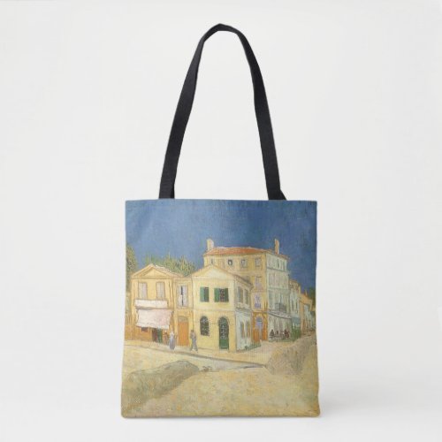The Yellow House by Vincent van Gogh Tote Bag