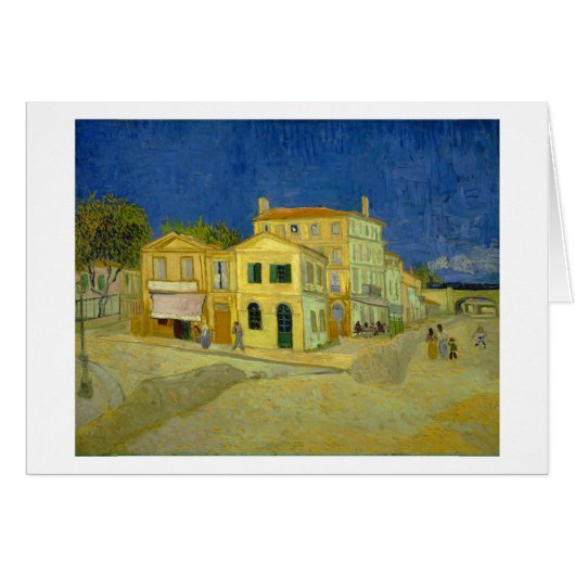 The Yellow House (F464) Van Gogh Fine Art Cards (Front Horizontal)