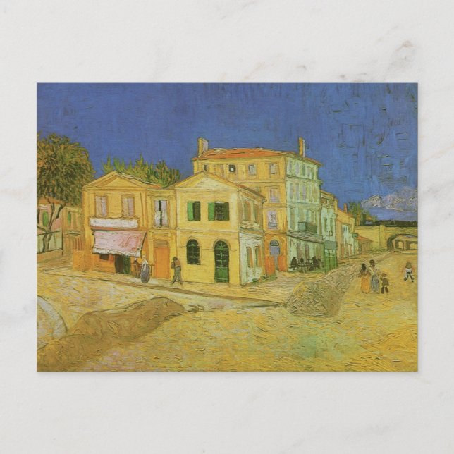 The Yellow House (F464) Van Gogh Fine Art Postcard (Front)