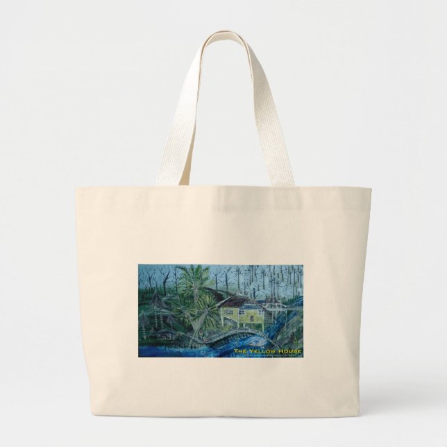 the yellow house large tote bag (Front)