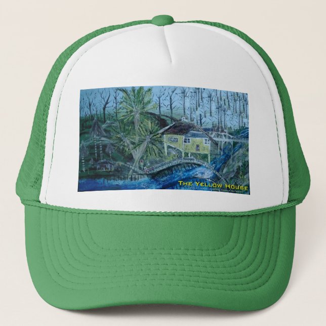 the yellow house trucker hat (Front)