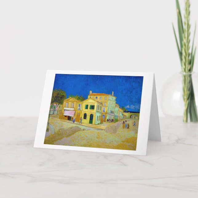 The Yellow House, Van Gogh Card (Front)