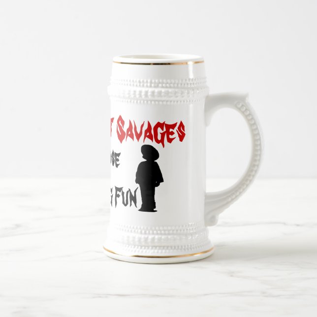 The Yellow Lot Savages Skeleton Mug (Right)